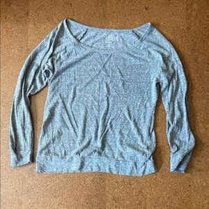 SO Women's Light Gray Long Sleeve Tee